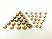 1/2'' Solid Brass Leathercraft Flat Buckle Button Feet Nailheads Stud Spike DIY Purse Handbag Pack of 20 Sets
