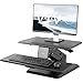 VIVO Small Height Adjustable 24 inch Standing Desk Converter, Sit Stand Tabletop Monitor Riser Ergonomic Workstation (DESK-V011G)