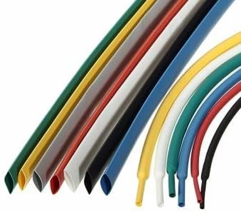Souked 1m 8.0mm 7 Color 2:1 Polyolefin Heat Shrink Tubing Tube Sleeving Wrap - Gray