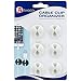 Convenient Cable Clips – Sticky, Compact Cable Holders for Cord Organization – Cord Keepers with 3M Strong Adhesive Backing for Organizing Power Cables, Phone Chargers, USB Cables & More – 6 Pack