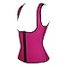 KIWI RATA Two Sides are Wearable, Slimming Corset Neoprene Vest Hot Sweat Shirt, Body Weight Loss Shaper, Sauna Suits