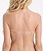 Women's Clear Backless Invisible transparent Strapless Wedding, Nude, 34B