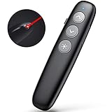 Rechargeable Wireless Presenter Remote Clicker, BEBONCOOL RF 2.4GHz Hyperlink Rechargeable USB Presentation Laptop Remote Control PPT Slides Clicker for PowerPoint, Prezi