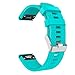 MoKo Garmin Fenix 5S Watch Band, Soft Silicone Replacement Watch Band Strap for Garmin Fenix 5S Plus, 5S Multisport 42mm GPS Smart Watch, Fit 5.31