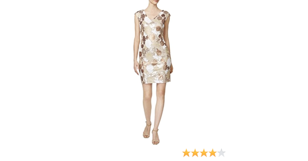 patterned multicolor sequin sheath dress