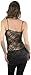 ToBeInStyle Women's All Over Lace Cami Top - Dark Grey - Large