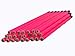 ezpencils - Neon Pink Barrel Hexagon Pencils with Neon Pink Eraser and Black Ferrule - 36 pkg - Non-Smudge Eraser - # 2 HB Lead - Unsharpened - Non-Branded