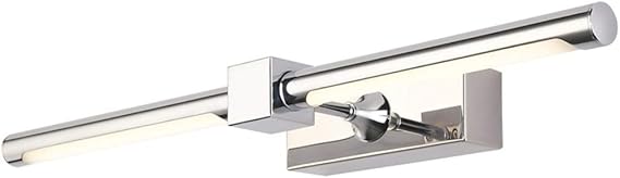 MJJ- Espejo de Baño con Iluminación LED Espejo del acero inoxidable de