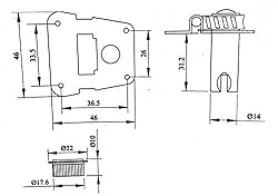 Guyker Bass Tuners (4 for Right) - 1:26 Ratio Open