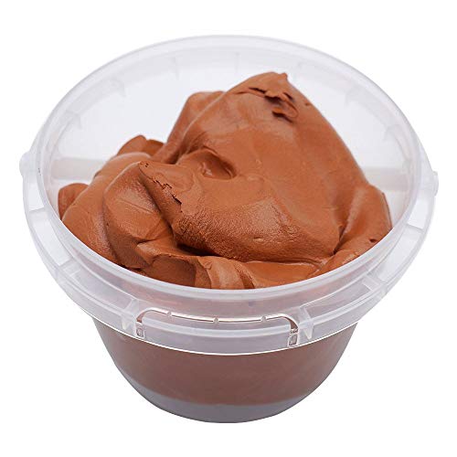 FENFEN Air Dry Clay Dough Ultra Light Molding Magic Clay with Bucket Toy for Kids (Brown)