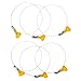 1st Place Products 1/2 inch WIDE 4 inch Key Hose Clamp Set - Pack of 6 - Great for Dryer Vents & Dust Collection Systems - 3 1/2