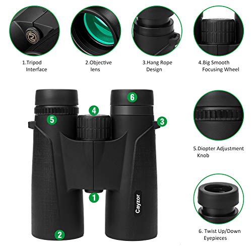 5 Cayzor+Binoculars+Adults+Compact+Bird+Watching