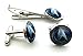 Personalized Star Trek Starfleet Command Cufflinks and Tie Clip for Trekkies Wedding Cuff Link in Giftbox