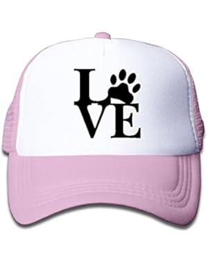 Love Dog Youth Toddler Mesh Hat Boy and Girl Baseball Trucker Cap