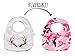 Baby Laundry Cotton Knit Reversible Bib for Girls - Pink Camo (3-6 Months)