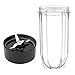 16oz Cup and Replacement Blade for Magic Bullet Blender Set - Accessory Part Compatible with Original Magic Bullet Blender (1, Cup & Blade)
