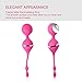 Utimi Vibrating Kegel Balls Ben Wa Ball Powerful C-spot Stimulator Silicone Koro Balls for Vaginal Shrinking Exercise