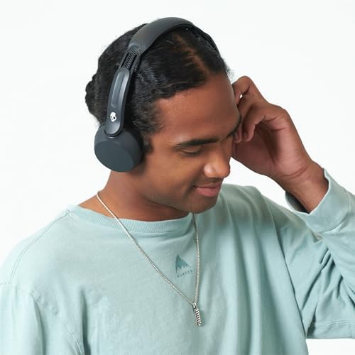 Icon 180 Wireless On-Ear Bluetooth Headphones, Up to 50 Hours Battery, Lightweight and Travel Ready, Secure Fit, Sweat and Water Resistant, Microphone iPhone Android - True Black