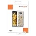 kwmobile Case for LG G5 / G5 SE - Clear TPU Soft Phone Cover - Flakes Design, Gold/Transparent