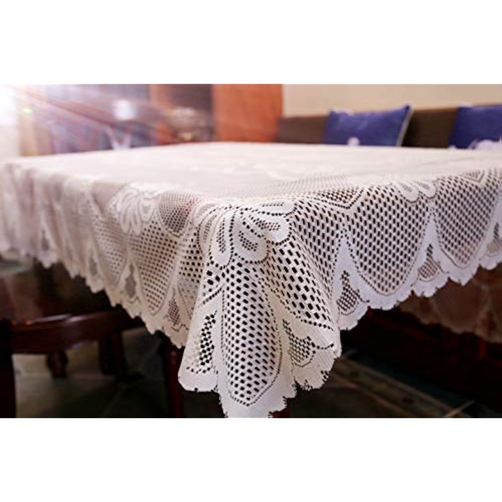 Tablecloth White, Lace Tablecloths, Crochet Tablecloth,Rectangle