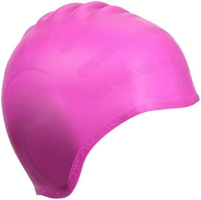 Swim Cap Silicone Organic-Anti-Allergy -Aigh Elasticity Swim Cap -Durable,Does Not Pull Hair,Suitable for Long Short Hair Lady,Men and Children.