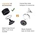 Newace Aluminum Welding Hood Fasteners Pipeliner Helmet Accessories Headgear Replacement Parts Screws 1 Pair(Black)