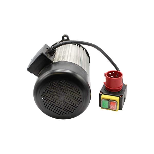 SECURA Elektromotor 400V + Schalter kompatibel mit Atika ASP 10 TS (neue Version) Holzspalter