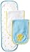 Gerber Unisex-Baby Newborn 3 Pack Neutral Terry Burp cloths, Yellow, One Size