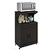 Ameriwood Home Reggie Microwave Cart with Shelf, Espresso