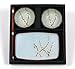 Miya Spring Blossom Japanese Sushi Plate Gift Set with 2-Pair of Chopsticks, Sushi for Two, Blue/White