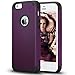 Ailun Phone Case Compatible with iPhone 5s iPhone Se iPhone 5 Soft Interior Silicone Bumper Hard Shell Solid PC Back Shock Absorption Skid Proof Anti Scratch Hybrid Dual Layer Slim Cover Purple