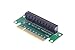 KNACRO PCI Express PCI-e 8X Riser Extender Card Adapter for 1U 2U Turn Left 90 Degrees