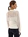 PattyBoutik Women's Chiffon Long Sleeve Fitted Waist Pullover Blouse
