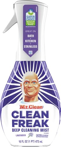 MR. CLEAN CLEAN FREAK DEEP CLEANING MIST MULTI-SURFACE SPRAY, LAVENDER SCENT STARTER KIT, 1COUNT, 16 FL OZ