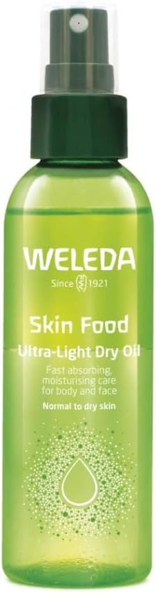 Weleda Skin Food Ultra-Light Dry Body Oil Face Moisturiser Natural Vegan 100ml