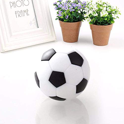 Domccy 6Pcs Mini Footballs Plastic Ball Table Top Soccer Game Replacement Black and White Baby and Toddler Toys and Games, Dolls, Puzzle Plush Toys, Baby Gifts
