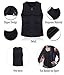 Wonderience Men Waist Trainer Vest Hot Neoprene Sauna Suit Corset Body Shaper Zipper Tank Top Workout Shirt(Black, 3X-Large)