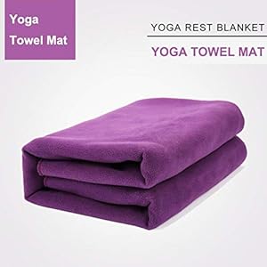 niyin204 – 100 Microfibre Yoga Towel Mat – Warm Non-Slip – Standard Size – 35 x 78 Inch – Respectable