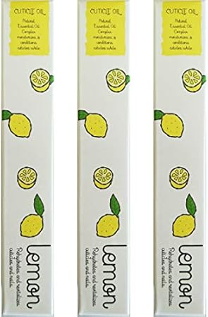 Amazon ネイルオイル キューティクルオイル ペンタイプ 3本 レモン ノーブランド品 甘皮ケアツール 通販