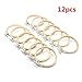 KINGSO Cross Stitch Hoop Embroidery Hoop Pieces Embroidery Circle Set Hoops Ring Wooden Round Adjustable Bamboo Hoops Bulk Crosses for Arts, Crafts,Sewing