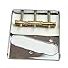 TStoy New Chrome 3 Copper Saddle Ashtray Bridge For Telecaster TELE Electric Guitar