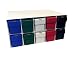 Card Penthouse House Storage Box - with 10 800-Count Multi Color Vertical Storage Boxes