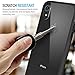 iPhone XR Case, Maxboost HyperPro Hybrid Case Compatible Apple iPhone XR 2018 -Matte Black [Enhanced Drop Protection] Infused GXDGel/TPU Cushion/Rigid Clear Backplate Cover (Fit Most Screen Protector)