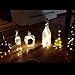 COSOON Set of 6 Wine Bottle Cork Lights Copper String Lights - 15LED 28Inch Wire String Lights for Bottle DIY, Wedding, Halloween, Christmas, Party Decor (Warm white) T008