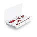 FRTMA [4-Piece] Compatible with Apple Pencil Cap/Apple Pencil Tip Cover/Cable Adapter Tether/Apple Pencil Cap Holder Compatible with iPad Pro Pencil, Red