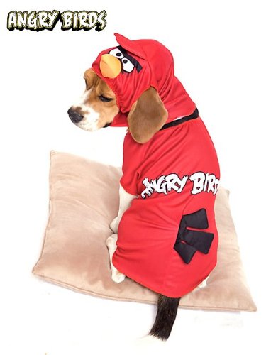 Red Angry Birds Costume for Pets