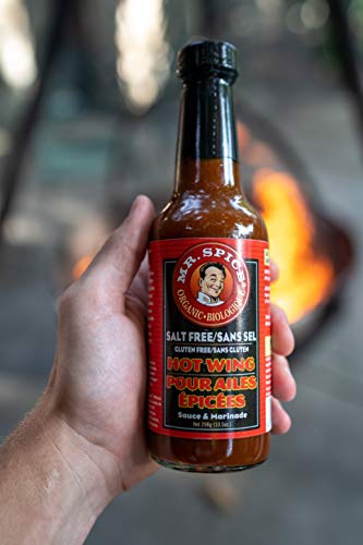 Mr. Spice Organic Hot Wing Sauce - Salt-Free Marinade - Fat-Free - Gluten-Free - Vegetarian - Low Calorie - Thumbnail 4