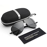 HDCRAFTER Men’s Fashion Rimless Sunglasses for Men Polarized Goggles 72mm