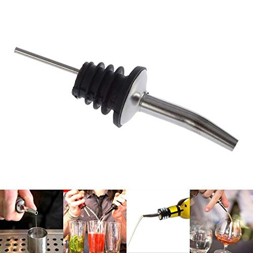 Pafusen 12 Versatori Per Liquori In Acciaio Inox – Beccucci A Flusso Libero Per Bottiglie, Anti-Goccia, Per Bar E Cucina - 6