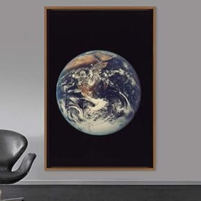 signwin Framed Canvas Wall Art Planet Astronomy &...